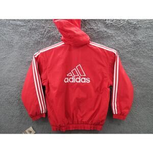 NWT Adidas Vintage 90s Y2K Boundry Youth Large Nylon Jacket w/Hood